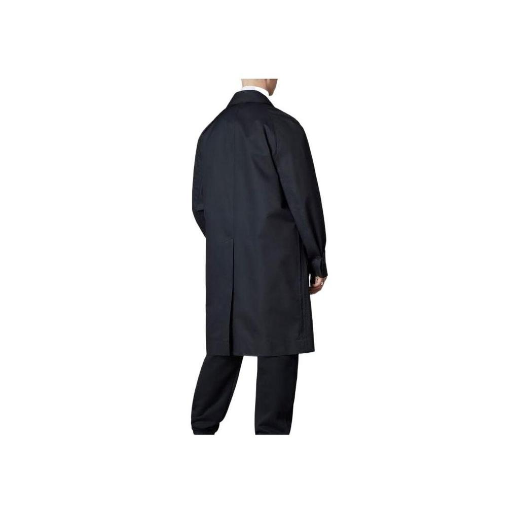 adidas Originals Blue Version Essential Trench Coat Men Black HM6500