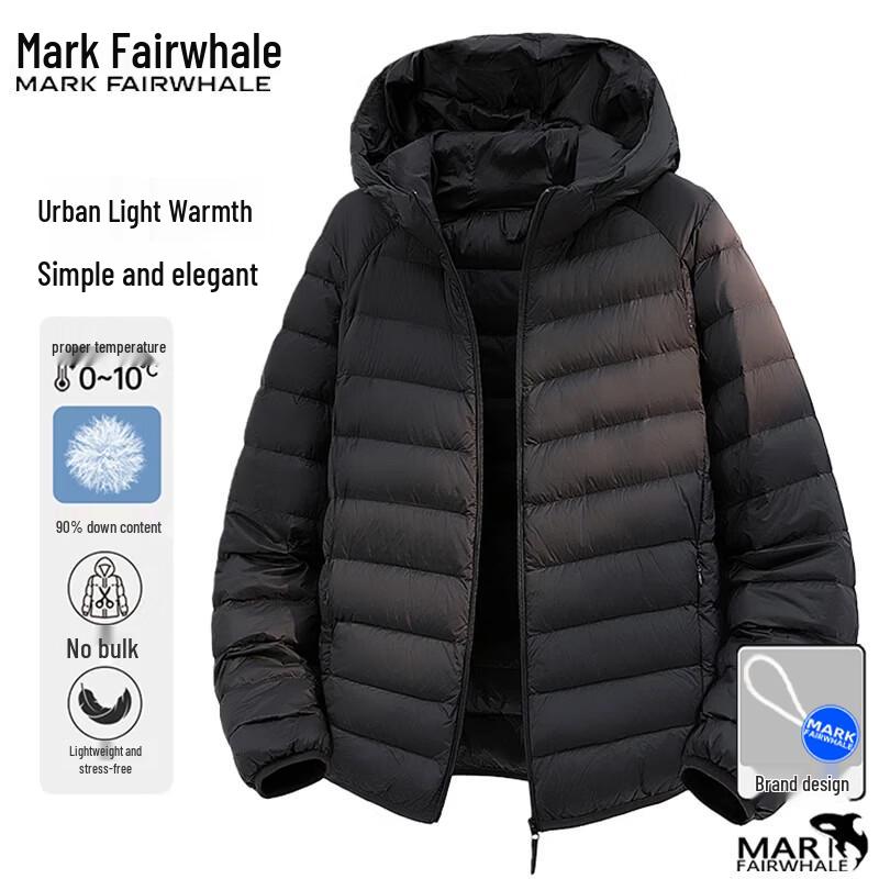 

Mark Fairwhale Men s Winter Hooded Down Jacket M