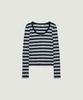 Nancy Stripe L/S T-Shirt (Navy)