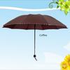 Ten-Rib Enlarged Business Umbrella with Black Rubber Edge, Sun Protection, Foldable, Suitable for Both Sunny and Rainy Weather, Gift Umbrella