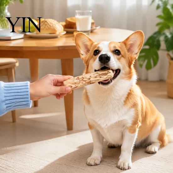 Pet Friendly Wooden Chews Coffee Wood Dog Chew Stick, Puppy Teething Toy, Durable Toys for Small to Large Dogs Natural Dental Health Toy Aggressive