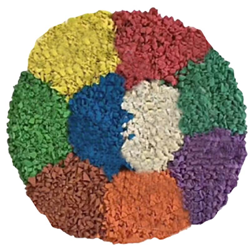 Colored Rubber Granules for Outdoor Flooring