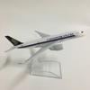 Jason Tutu 16cm Singapore Airways Airbus A350 Model Airplane Diecast Metal 1/400 Scale Planes