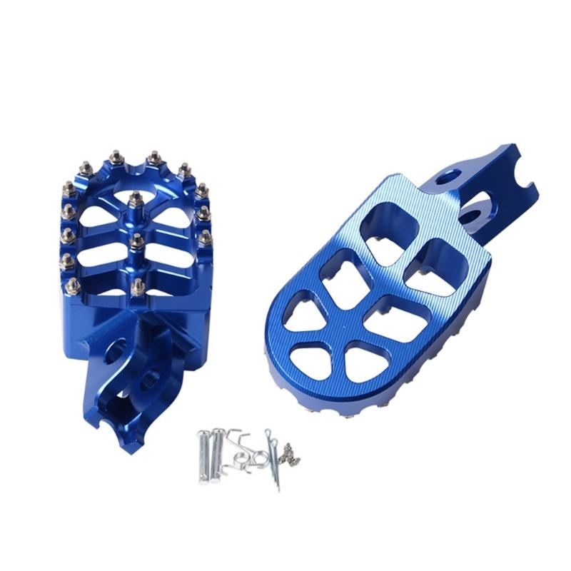 Stylish Foot Pegs Universal Fit Foot Pegs Reliable Support Simple Installs for Motorcycle Riders for KX450F 2019-2021