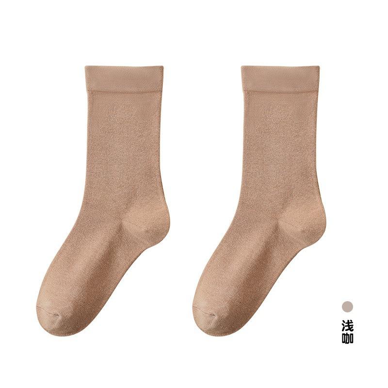 

Dui Dui socks: Spring and summer thin women s cold socks, mid-calf postpartum socks, sweat-absorbing and breathable, paired with Lofu shoes, solid... One Size