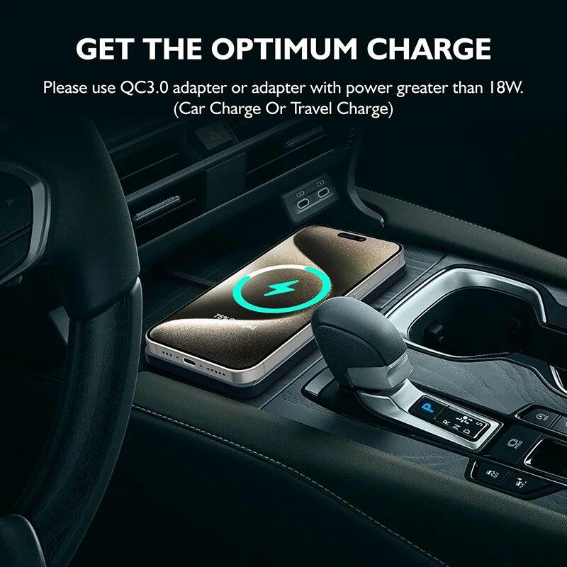 Car Wireless Charger Silicone Non Slip Pad Car Phone Charger PD USB Fast Car Wireless Charging Station for iPhone Samsung Xiaomi