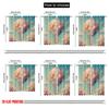 2pcs 2D flat printing Curtains Vintage floral  air balloon Digital Printed Polyester Drapes Holiday Decorations for Po