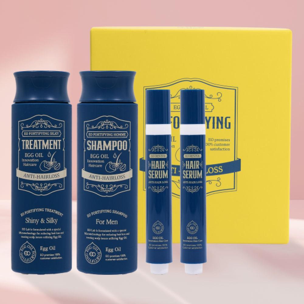 Eo Fortifying Shampoo Treatment Fortifying Homme Shampoo+Treatment+ Revive Serum Set Of 2 NONE