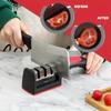 3 In 1 Knife Sharpener Household Multi-Functional Hand-Held For Professional Chefs And Home Cooks for Kitchen Countertops