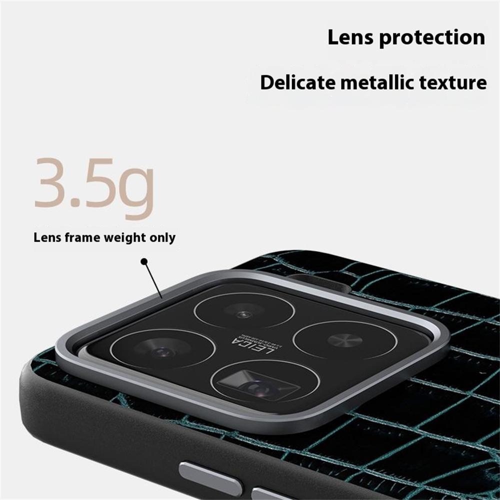 ABEEL For Xiaomi 15 Pro Magnetic Case Crocodile Texture Micro-Embossing Back Cover
