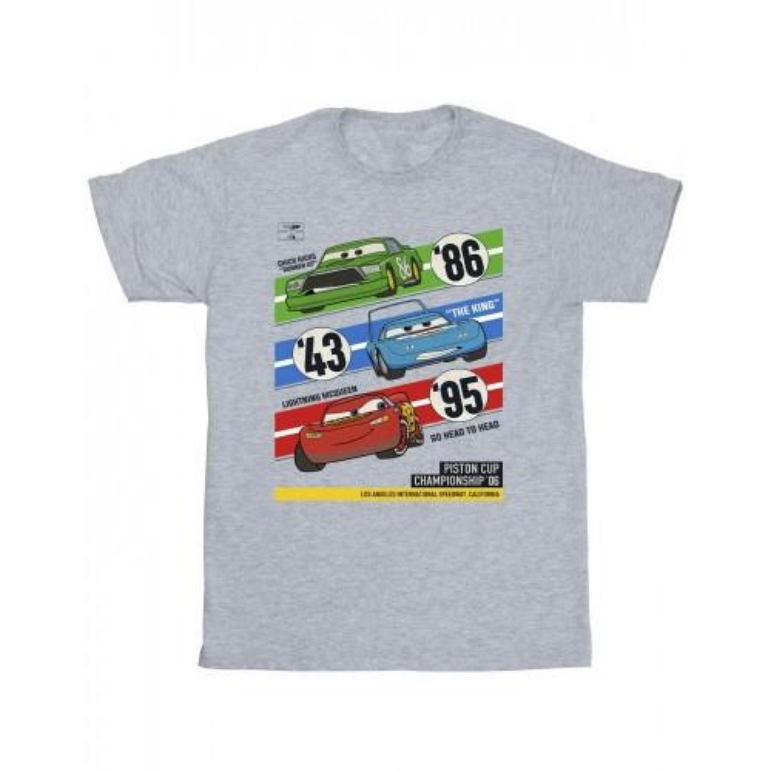 Мужская футболка Disney Cars  Чемпионы Кубка Поршня  S чёрный