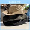 Summer Outdoor Camping Quick-dry Mountain Hat Unisex Japanese Drawstring Fishing Sun Protection Cowboy Hat