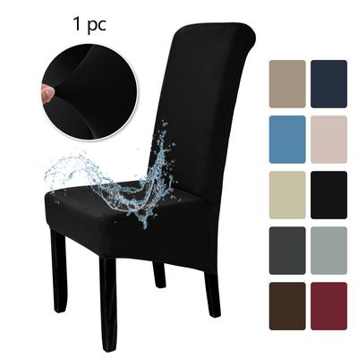 Housses de chaise de salle à manger Housses de chaise de salle à manger extensibles Housses de chaise de cuisine amovibles et lavables Housses de protection de chaise pour salle à manger, fête, hôtel