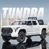 1/24 Toyota Tundra Alloy Pickup Car Model Diecast & Toy Metal Off-Road Vehicles Car Model Sound and Light Collection Childrens Toy Gift