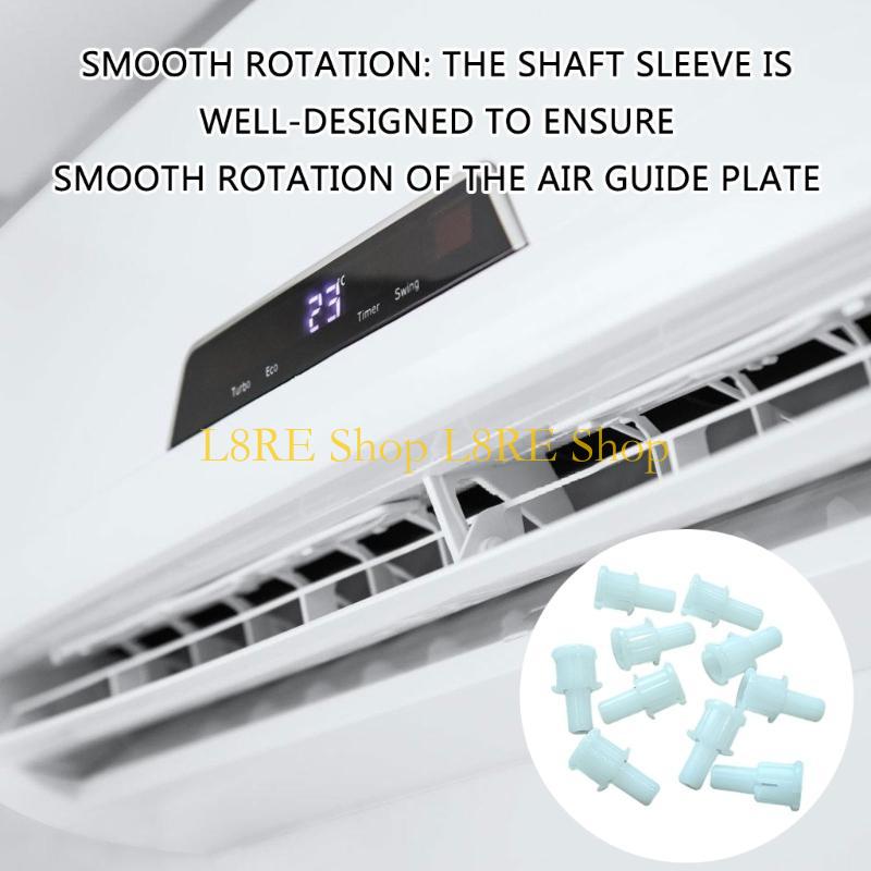 L8RE Pack of 10 Air Conditioning Control Knob Sleeves Rotation Shaft Cover for Repair