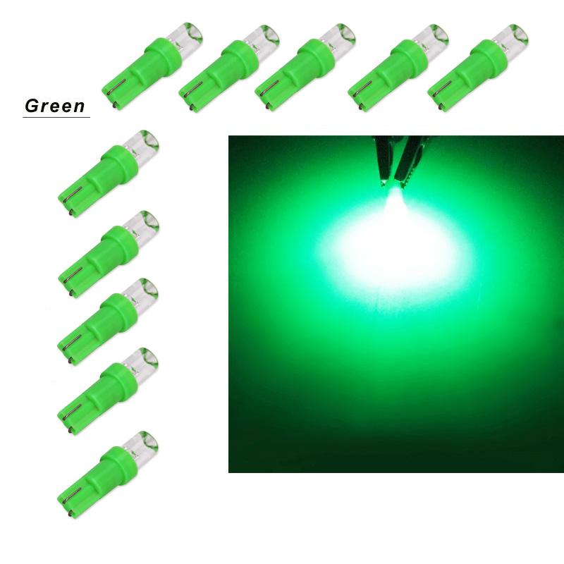10Pcs/Set T5 LED Car Dash Dashboard Lights Bulbs 7