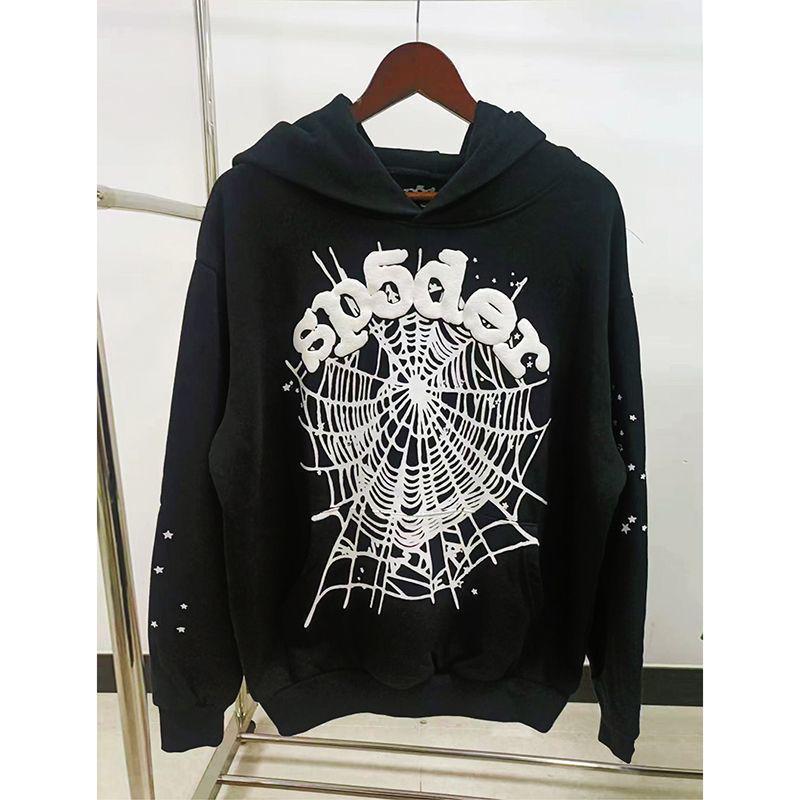 Spder555 Heavyweight 420G Fleece Hoodie - Trendy Velvet Design by Sp5de