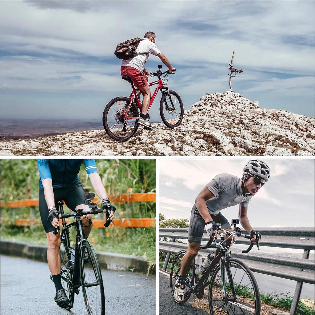 Taisioner Super Adjustable GoPro Wearable Camera Screw Compatible with LCD Action Mirrorless Digital and Camcorders Clamp, 360° Rotation, Angle,