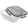 Pojemnik Silikonowy Na Żywność Składany Z Pokrywką I Uszczelką Kamper