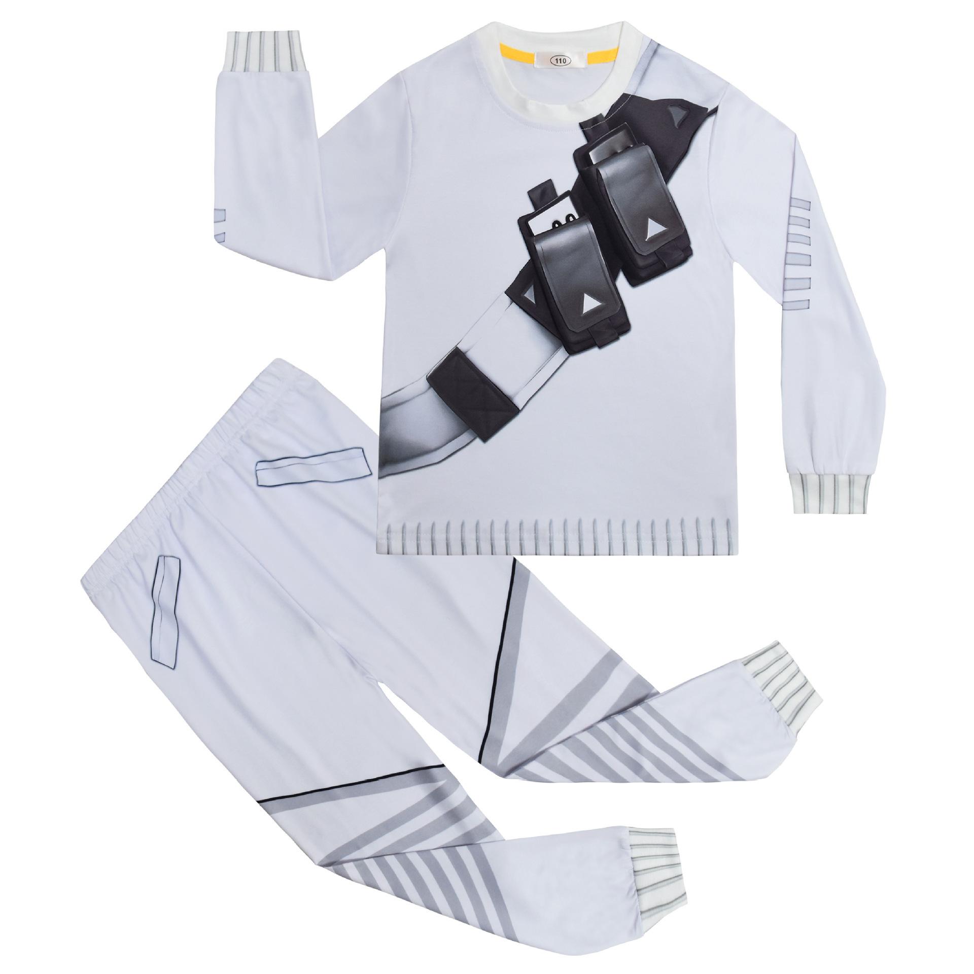 

Cartoon Digital Printing Children S Long-Sleeved Loungewear Pajamas Set 81068 120