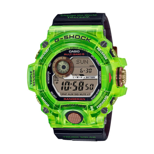 

Casio G-Shock Rangeman Radio-Controlled Solar Watch, Love Sea and The Earth, EARTHWATCH Collaboration Model GW-9407KJ-3JR, Men s Black