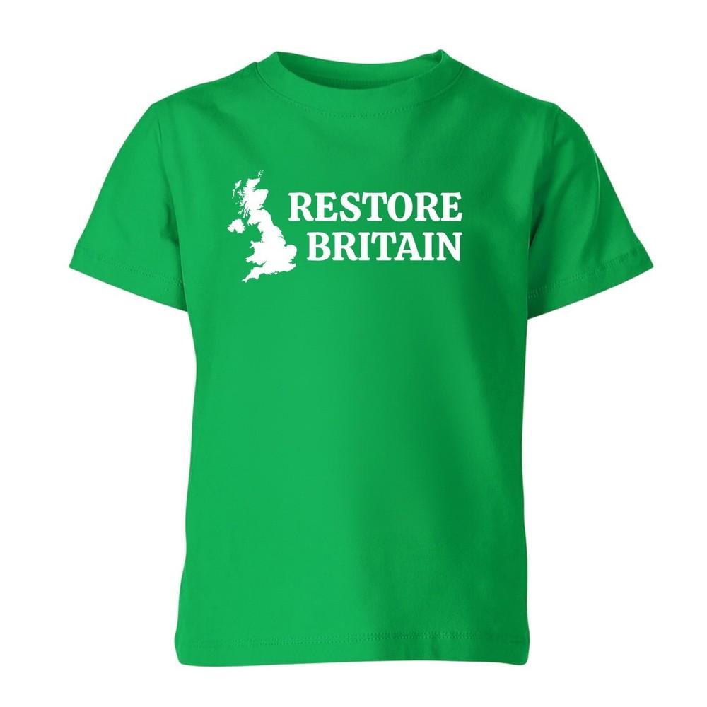 Restore Britain T Shirt Rupert Lowe Politics Patriot British Anti Labour Unisex