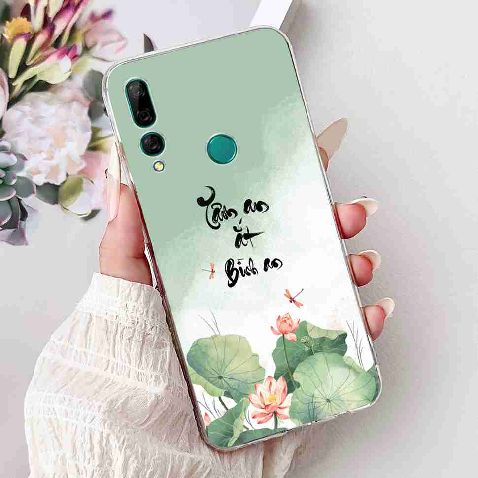 For Huawei Y9 Prime 2019 6.59" Case Cute Balloon Girl Flower Soft Silicone TPU Cover For Huawei Y9Prime 2019 STK-L21 Phone Shell