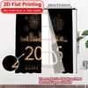 2D Flat Printing  2pcs Celebration(1) Popular Fashionable Curtains Yarn Curtains Decorations Inside for Living Room   Bedroom