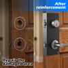 Stainless Steel Lock and Door Reinforcement Plate Heavy Duty Security Repair Plate for 1-3/4 In Thick Doors  for Reinforcing and