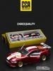 LLB4 CCA 1:42 Ford Mustang GT 2018 Assembled Model Car, Zinc Alloy Metal Ornament, Collectible Gift Car