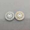 5pcs Zircon Luxury Shank Buttons Of Clothing Elegant High Quality Shinning Rhinestone Sewing Button