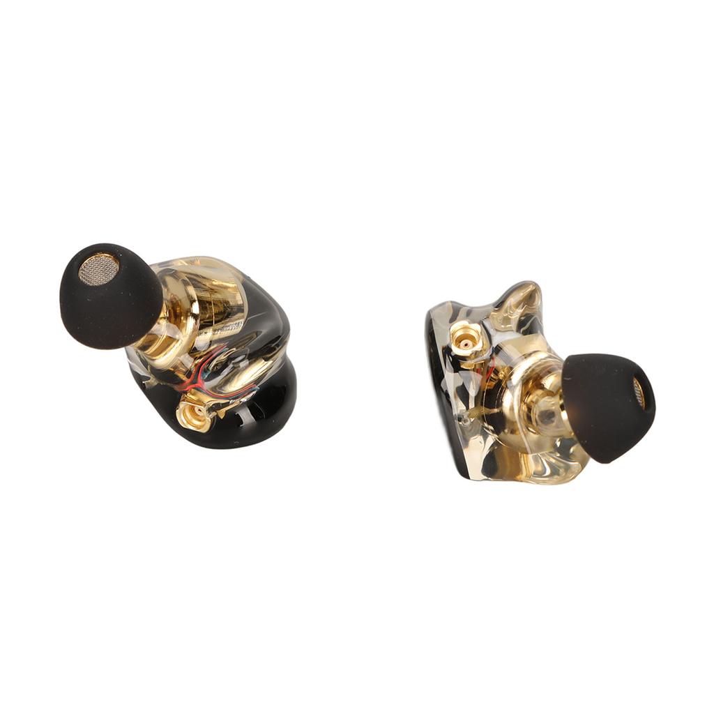 Wired Monitor Earbuds Crisp Treble Powerful Bass Pure Copper Unit Monitor Earphone with Detachable Cable