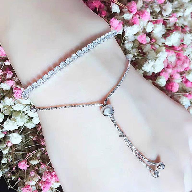 Koreanischer Stil Vera Venna Diamant- und Kristallarmband für Damen