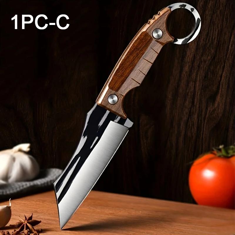 Professional Kitchen Knives Stainless Steel Boning Knife Pocket Slicing Meat Cleaver Butcher Fruit Knife Kitchen Cooking Tools