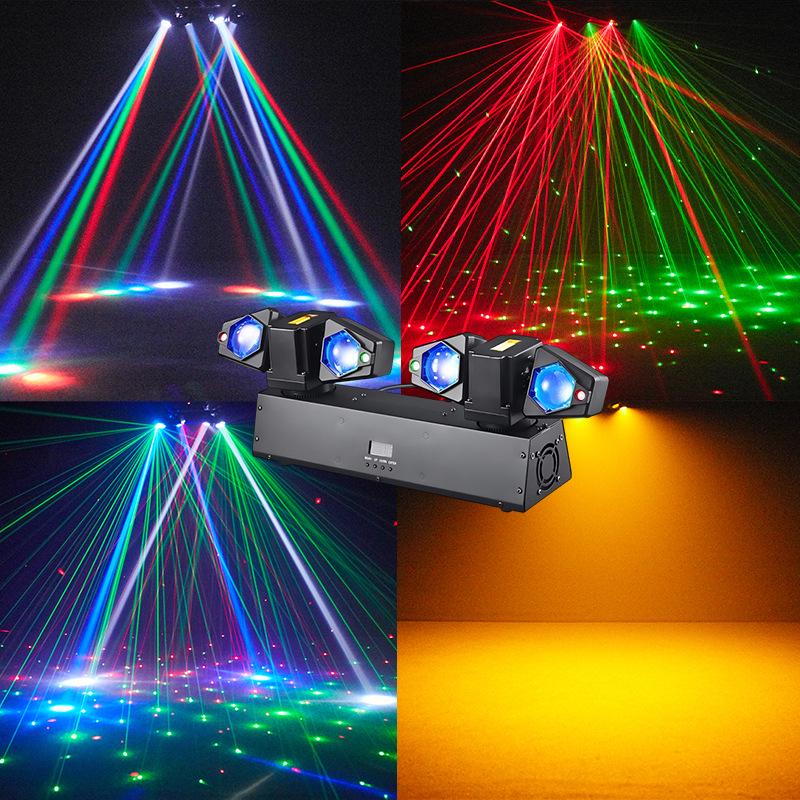 Rotating Beam DJ Light: Four-Head Effect for KTV & Stage