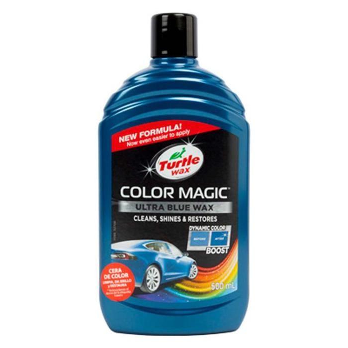 Turtle Wax Efface rayure - couleur magique 500ml cire bleu