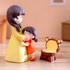 1Pc Miniatures Figurines Mother'S Day Mother And Daughter Figure Doll Micro Landscape Diy Home Desktop Decoration Ornaments