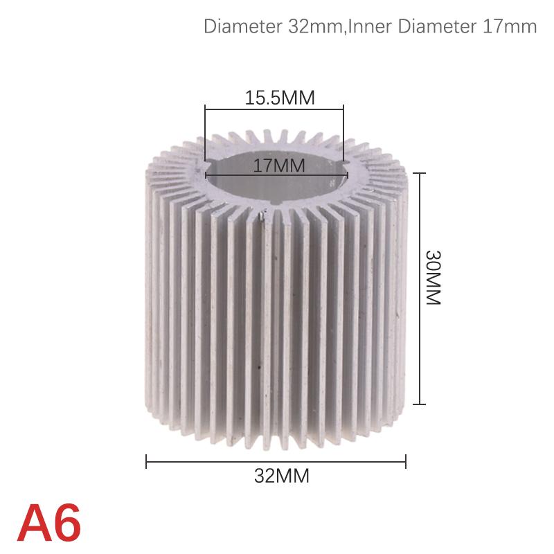20mm 27.5mm 32mm 40mm 1W 3W Radiator High-power Aluminium Led Radiator Led Light Heatsink Sunflower Radiator