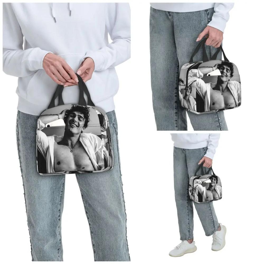 Jacob Elordi Australian Actor Insulated Lunch Bag for Kids School Cooler Thermal Food Box Tote Portable Lunch Boxes Container
