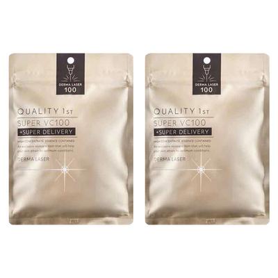 Super VC100 Delivery Derma Laser Sheet Mask Pack, 2 confezioni, 7 confezioni
