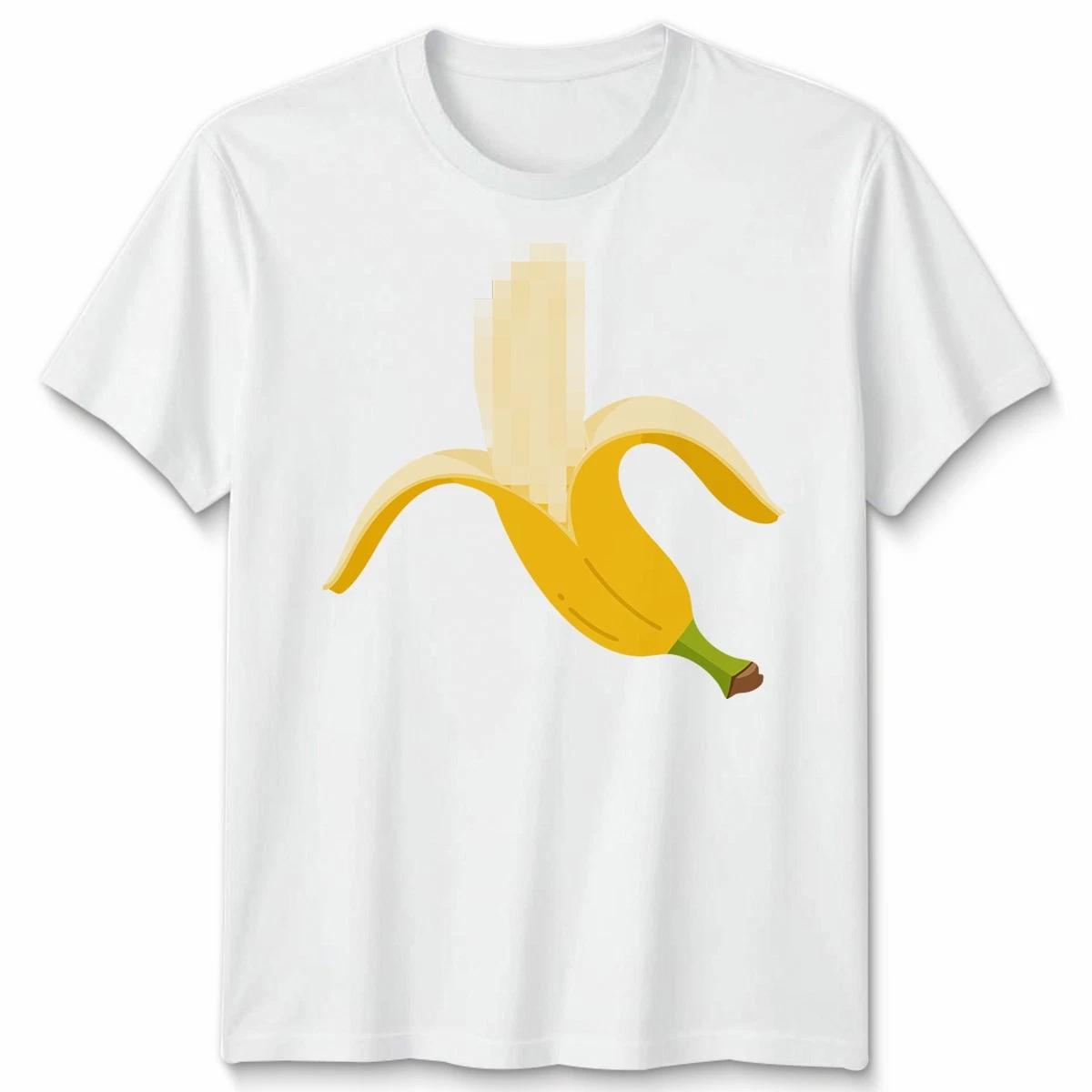 Peeled Banana Fruit Food Graphic Tee Mens T-Shirt Womens Unisex Tee 3XL