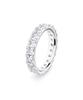 Raindrop Jewelry 3Mm Princess Eternity Ring [S925]