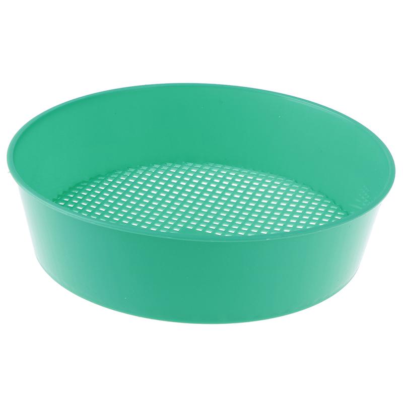 Plastic Garden Sieve Green Compost Soil Stone Filtration Twig Soil Garden Tool