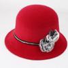 Imitation Fur Topper Hat Solid Color Woolen Bucket Hat Fashion Fisherman Hat  Church