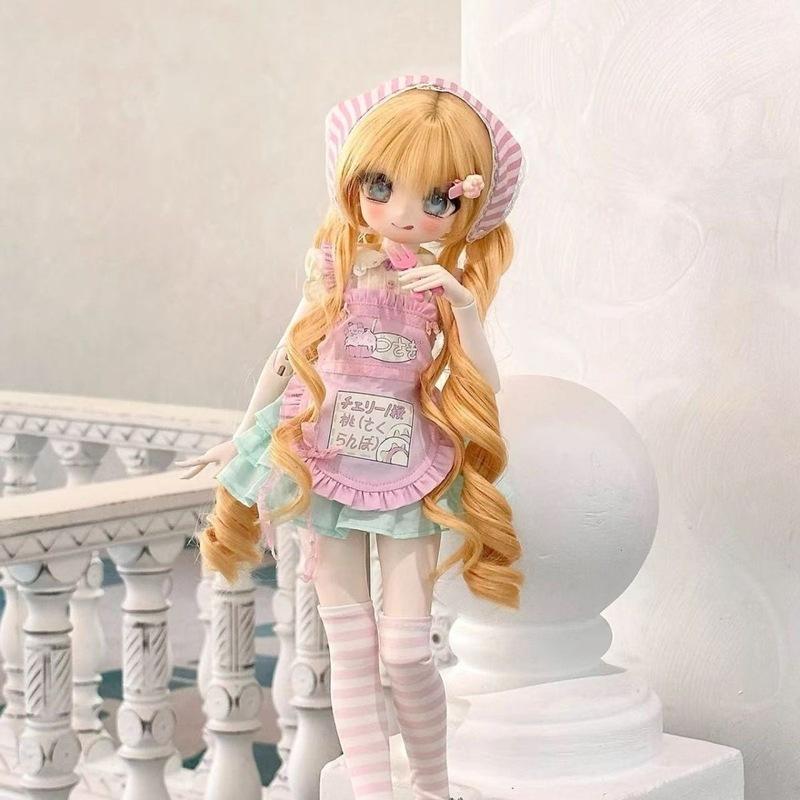

Bjd Doll Clothes Are Suitable For 1/4 Size Cartoon Sweetheart Doll Clothes And 2D Maid Doll Accessories (As shown-7503)-
