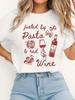 Casual Spring And Summer Shortsleeved Graphic Print Tops Playful Graphic Tshirt Tops Graphic T Shirts Summer Streetwear Y2k