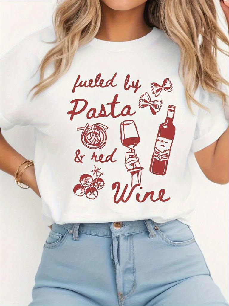 Casual Spring And Summer Shortsleeved Graphic Print Tops Playful Graphic Tshirt Tops Graphic T Shirts Summer Streetwear Y2k