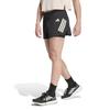 adidas Striped Mid Waist Casual Shorts Women Shorts KA6229