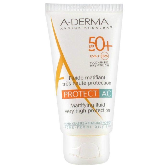 Aderma Protect AC Fluide Matifiant Très Haute Protection SPF50+ 40ml