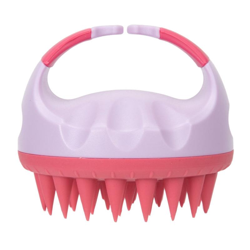 Scalp Scrubber Shampoo Brush Massager Clean Scalp Comb with Handle Hair Washing Brush Scalp Exfoliator Brush Head Scrubber Tools